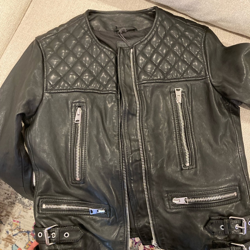 All Saints leather jacket